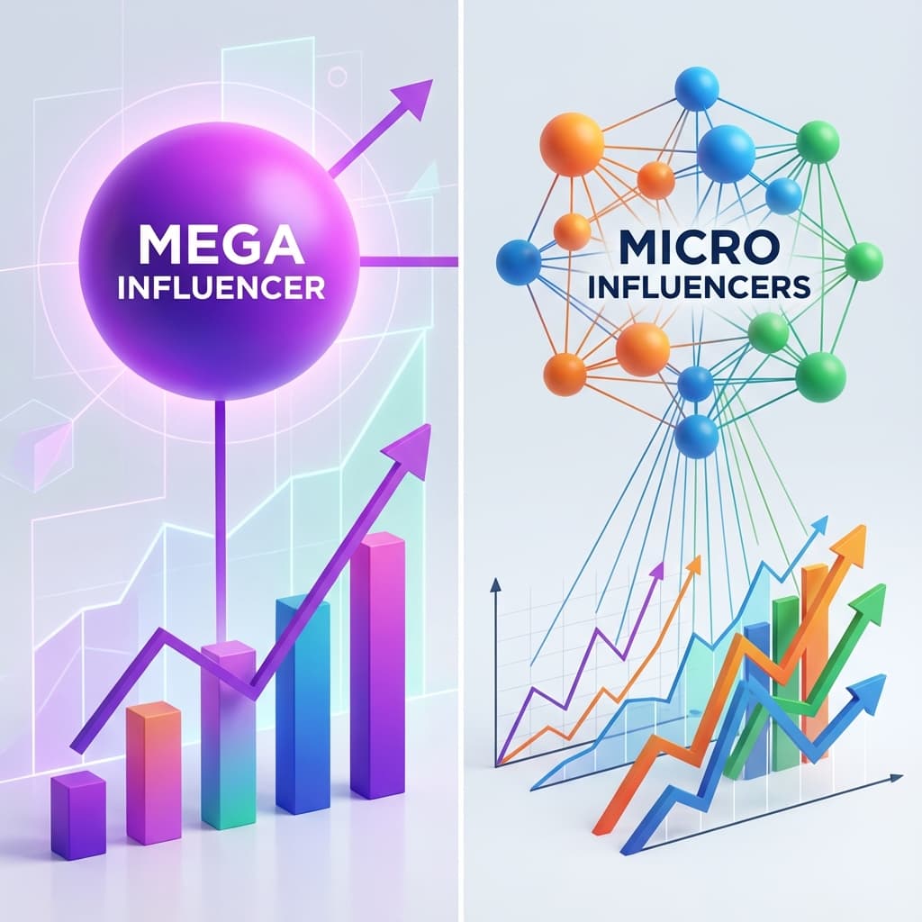 왜 메가 인플루언서 1명보다 마이크로 인플루언서 다수가 더 효과적일까?